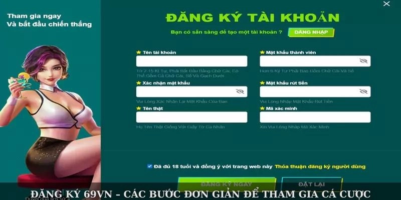 Một số lưu ý bạn cần chú ý khi đăng ký 69VN
